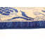 Tapis crème / bleu marine en laine noué à la main Deluna-1650748301