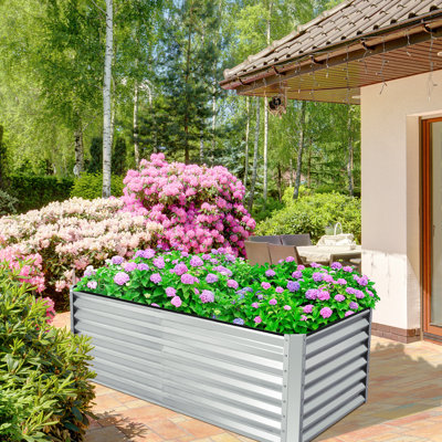 Adelya Outdoor Raised Garden Bed