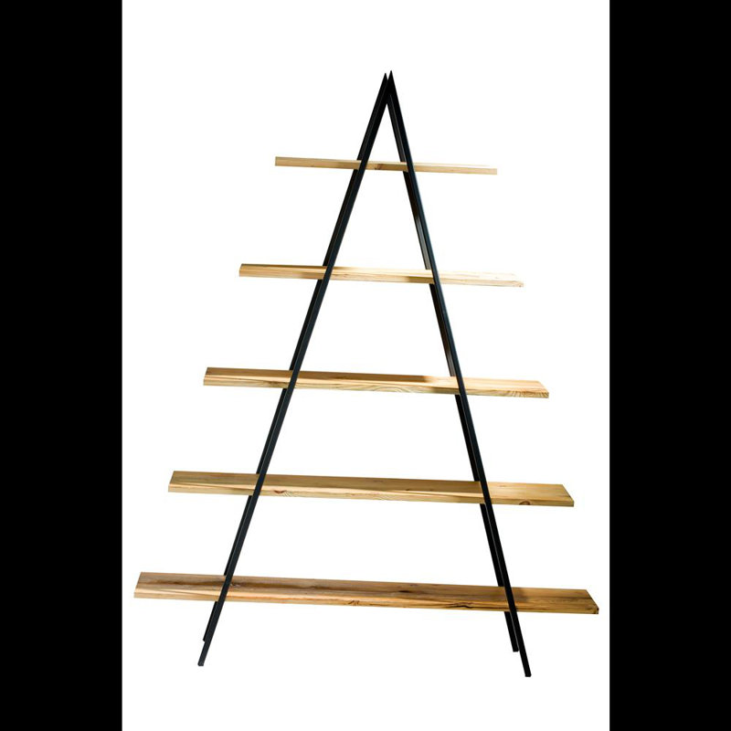 Selen 180 H x 115 W Steel Geometric Bookcase