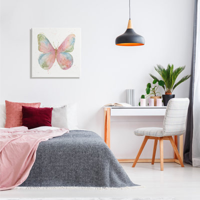 Children's Spring Butterfly Abstract Watercolor Pattern Wings by Nan - Graphic Art