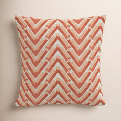 Chevron Cotton Throw Pillow