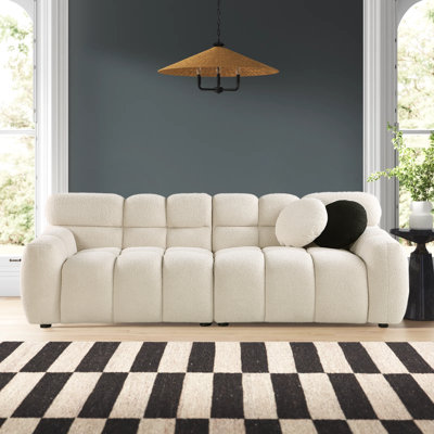 Oumy 86.5'' Upholstered Sofa -  Orren Ellis, 2AE3E38CE8B14420815CAA9E9A77EBB6