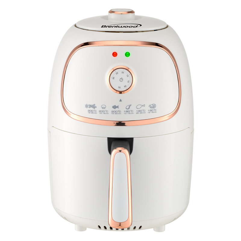 Brentwood 2 Quarts Basket Air Fryer Air Fryer, White