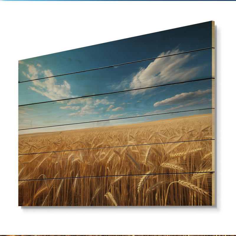 Canada Prairie Dreams sur impression sur bois, H 30 po x l 40 po x P 0,78 po