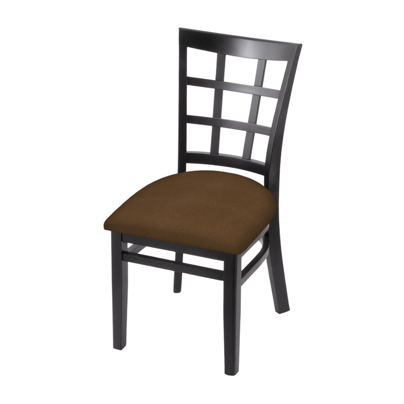 Hampton 18'' H Upholstered Beech Side Chair, Black, Rein Thatch