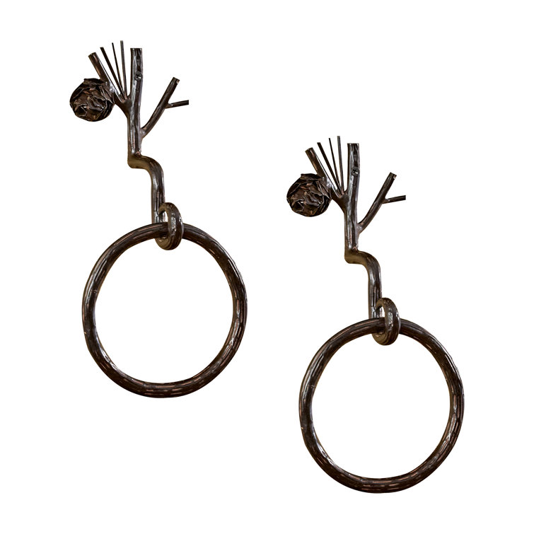 Winston Porter Tall Pines Ring Hook Set of 2