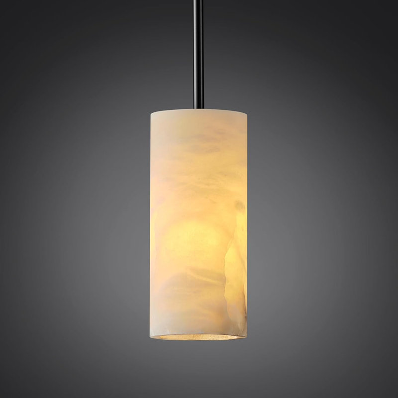  Luminaire suspendu pour îlot de cuisine 1pc à intensité variable, Noir mat