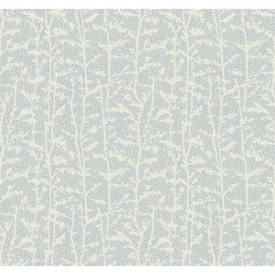Layton Light Blue Climbing Vines Wallpaper