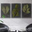 Foliage Dramatique I, ensemble de 3 toiles encadrées-97759397-97759394
