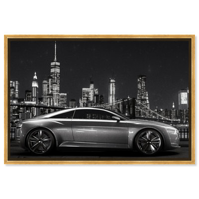 Silver City Drive Black And White Wall Art Prints For Men by Notoriart