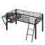 Lit mezzanine avec bureau Gaming, DEL