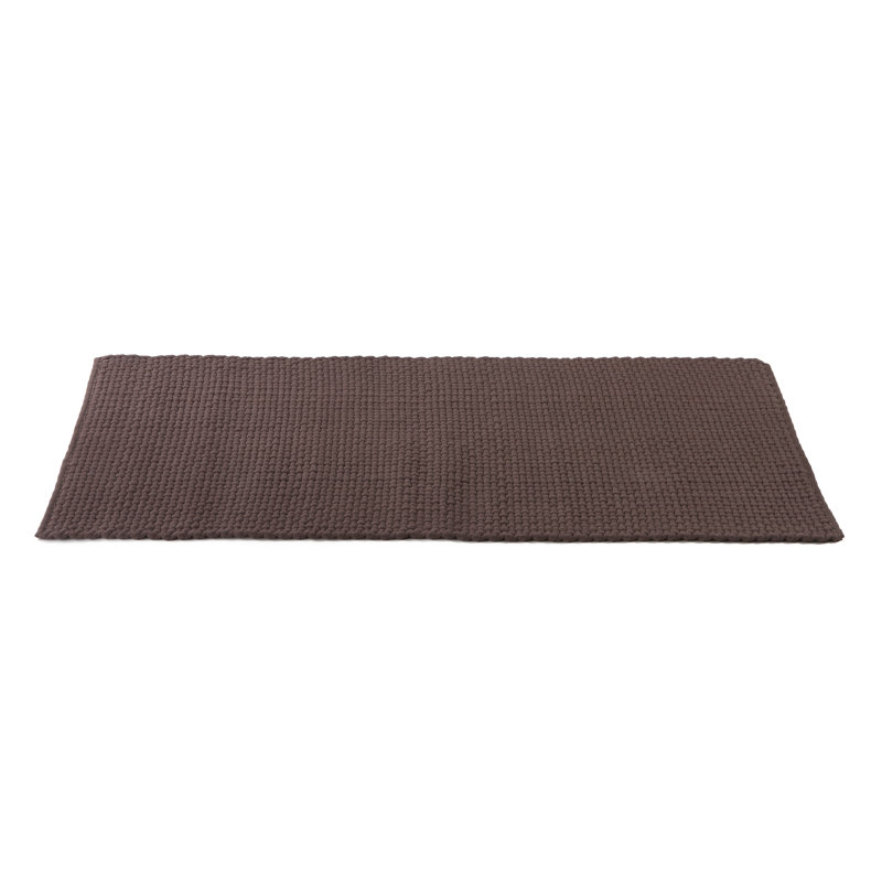 Solid Colour Cotton Area Rug, Rectangle 140 x 200cm