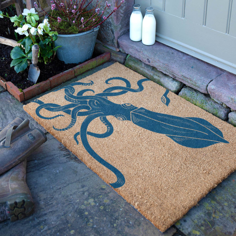Dayanara Non-Slip Outdoor Doormat, Rectangle 90 x 60 cm