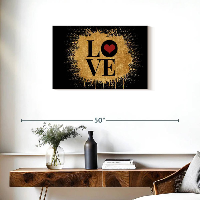 Tergel Love, typographie II, H 20 po x l 30 po