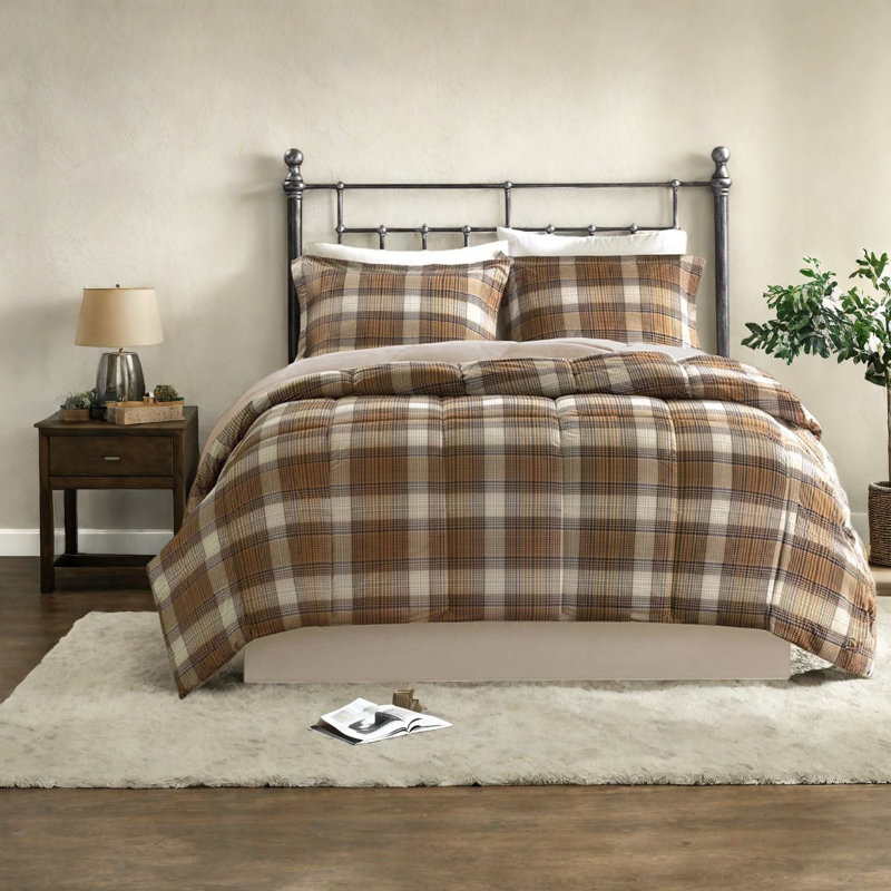 Ensembles de literie confortables, édredon en microfibre durable, style rustique pour la maison