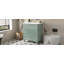 Freestanding vanity cabinet with ceramic basin-515965979