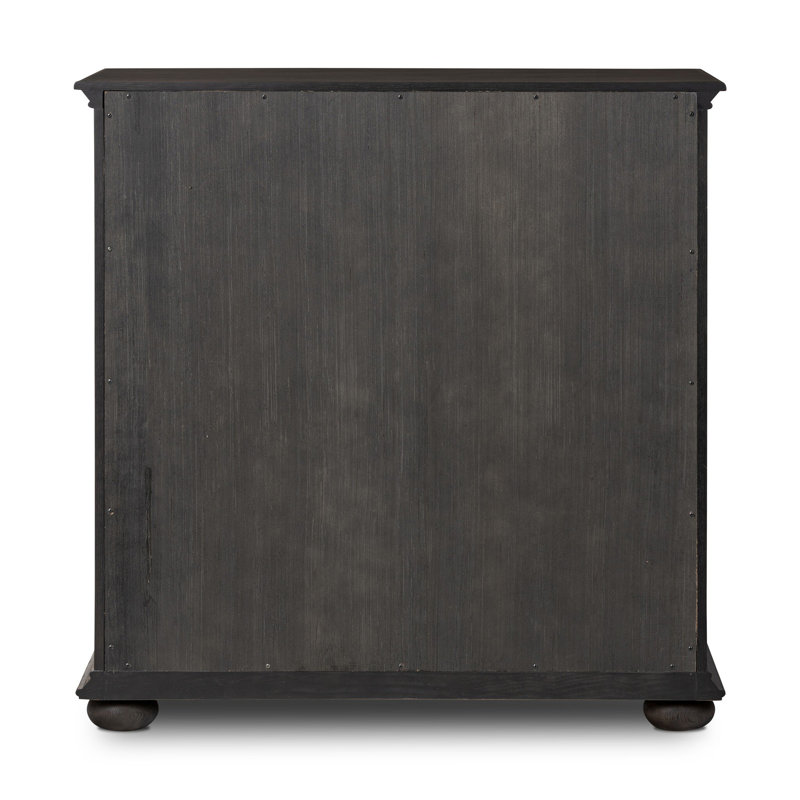 Geoffrey Tall Dresser, Smoked Black