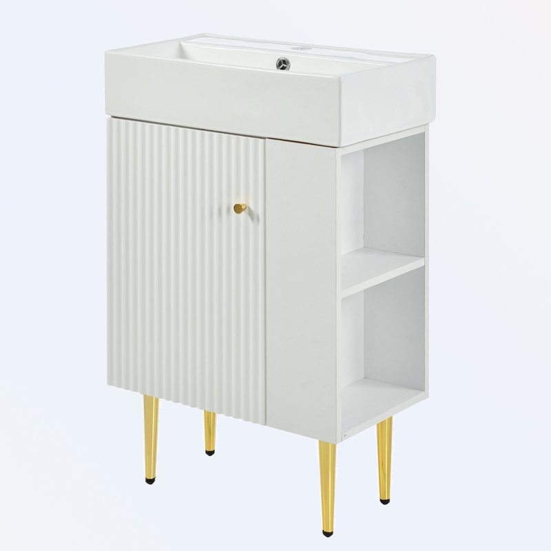 Chandace 21.6'' Single Bathroom Vanity with Top