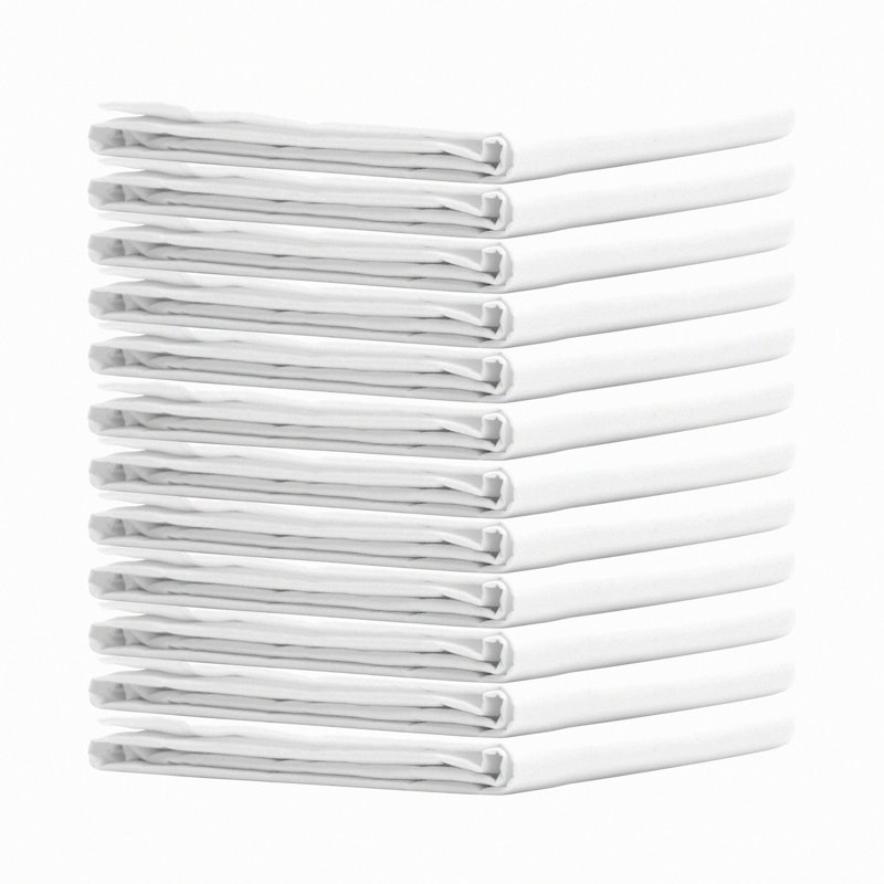 Premium Soft Cotton Pillowcase Set - 12 Pack White Pillowcases - 180 Thread Count - 20" x 30" - Hotel Quality Bedding Essentials