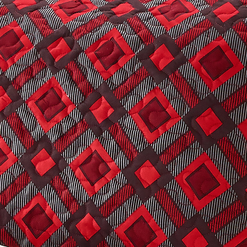 Ensemble de courtepointe réversible, Courtepointe double et 2 taies décoratives