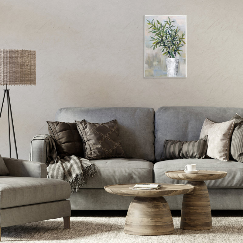 «Splayed Plant Leaves» par Cloverfield & Co., H 15 po x l 10 po