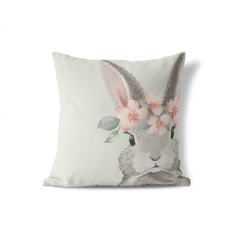 Coussin Bunny, H 16 po x l 16 po