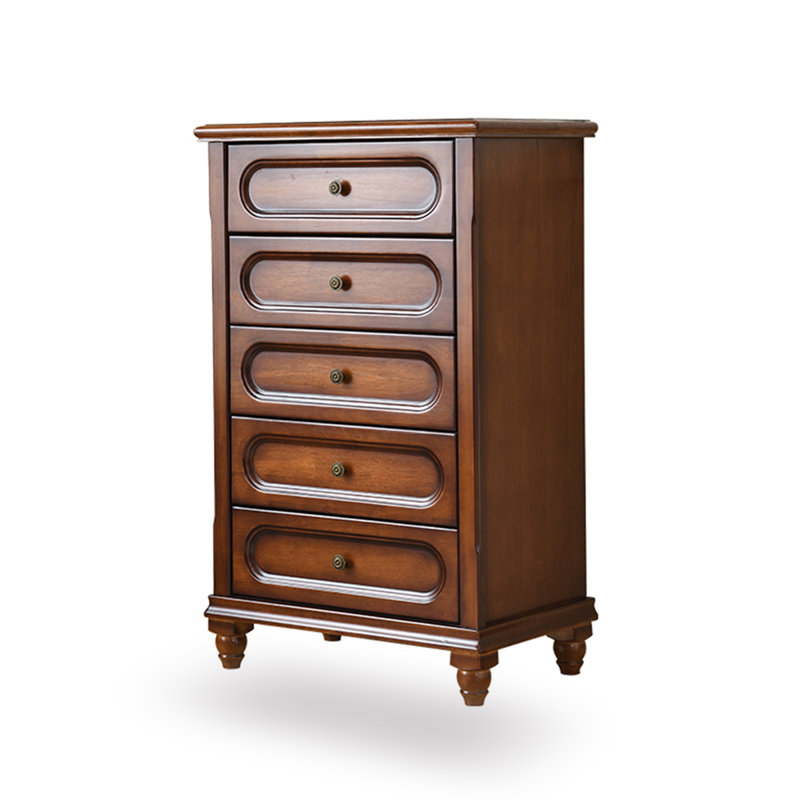Commodes et commodes rectangulaires en bois manufacturé et brun noisette