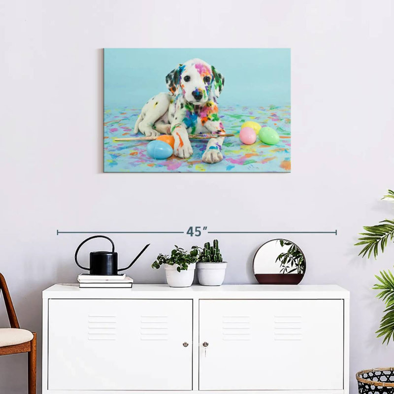 Brampt Easter Dalmatian Puppy, 20" H x 30" W