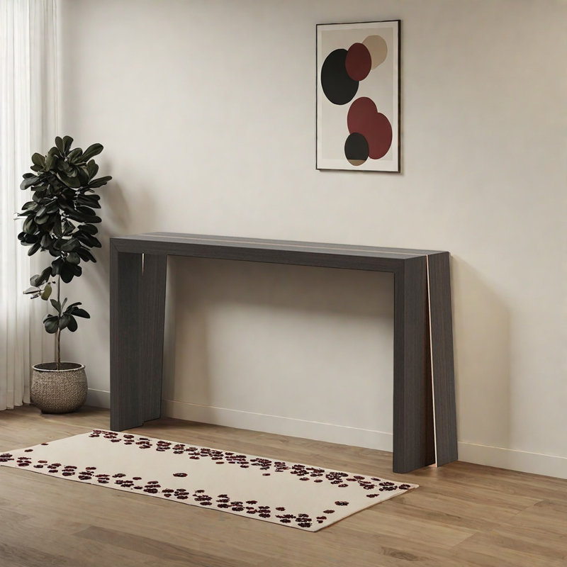 Modern Minimalist Luxury Console Table, 31.5" H x 47.24" W x 13.78" D