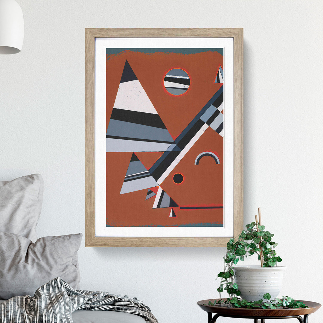 Composition Vol.1 by Wassily Kandinsky - Picture Frame Painting