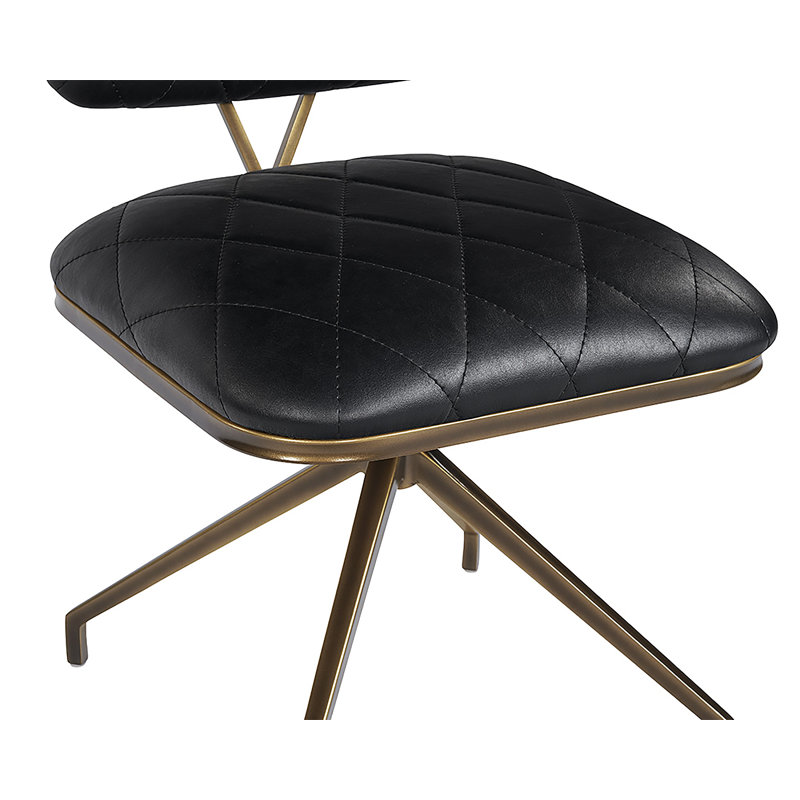 Virtu Swivel Dining Chair - Bravo Black