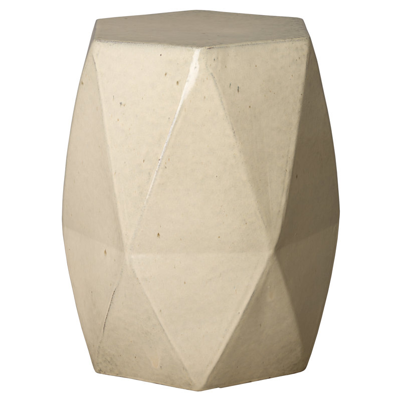Ibtihal Garden Stool, Cream