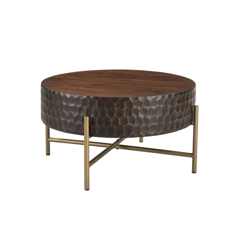 Solid Wood Top Coffee Table