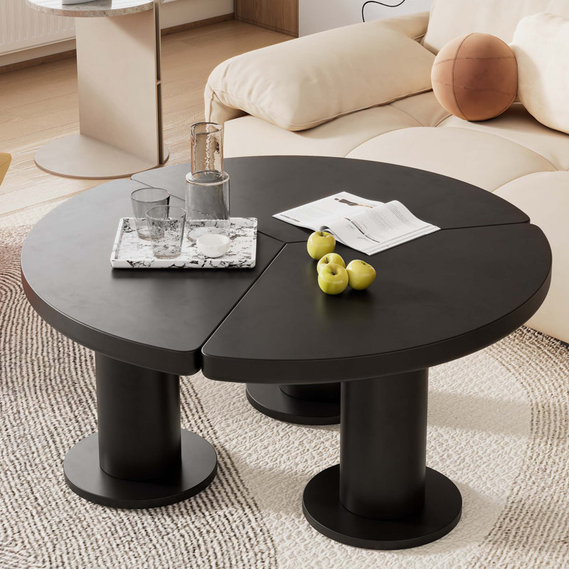 Table basse 39,4 po, Noir