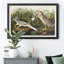 Night Heron - reproduction d'art sur toile encadrée-1246633338-1246633342