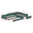 Upholstered Double Daybed With Trundle And Drawer-348747847