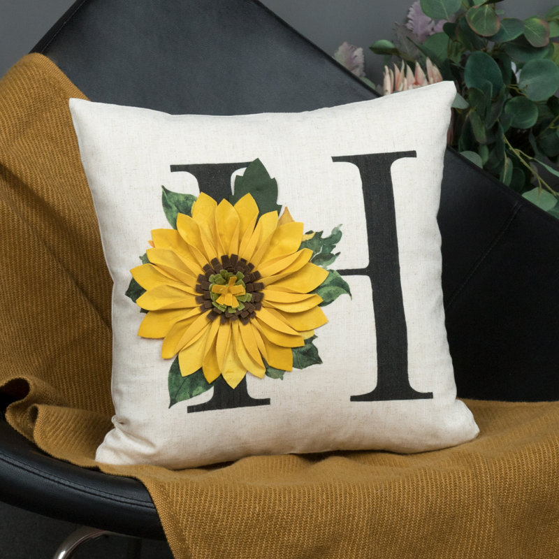 Appliqued Pillow Cover