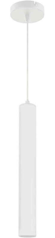 Luminaire suspendu cylindrique blanc avec culot GU10