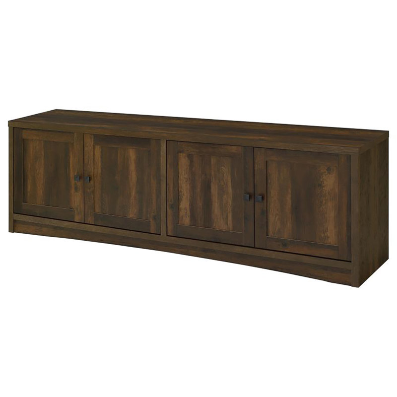 Patterson 4-door 78-inch Tv Stand, Dark Pine