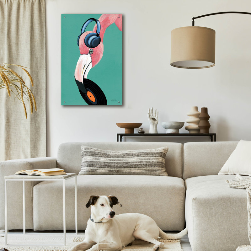 Art mural en verre sauvage 4 pi par Yvette St. Amant, H 36 po x l 24 po x P 0,2 po