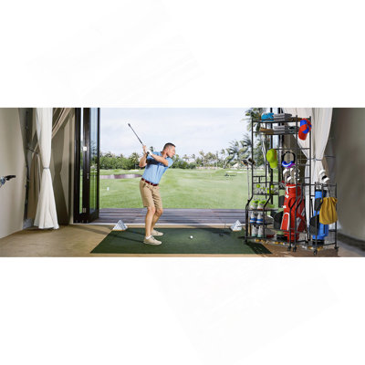 Golf Bag Storage Garage Organizer,Golf Club Bag Storage Rack For Garage, Extra Storage Rack For Golf Clubs,Golf Bag Organizer Fit For Garage,Shed,Basement