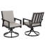 Chaise pivotante en aluminium