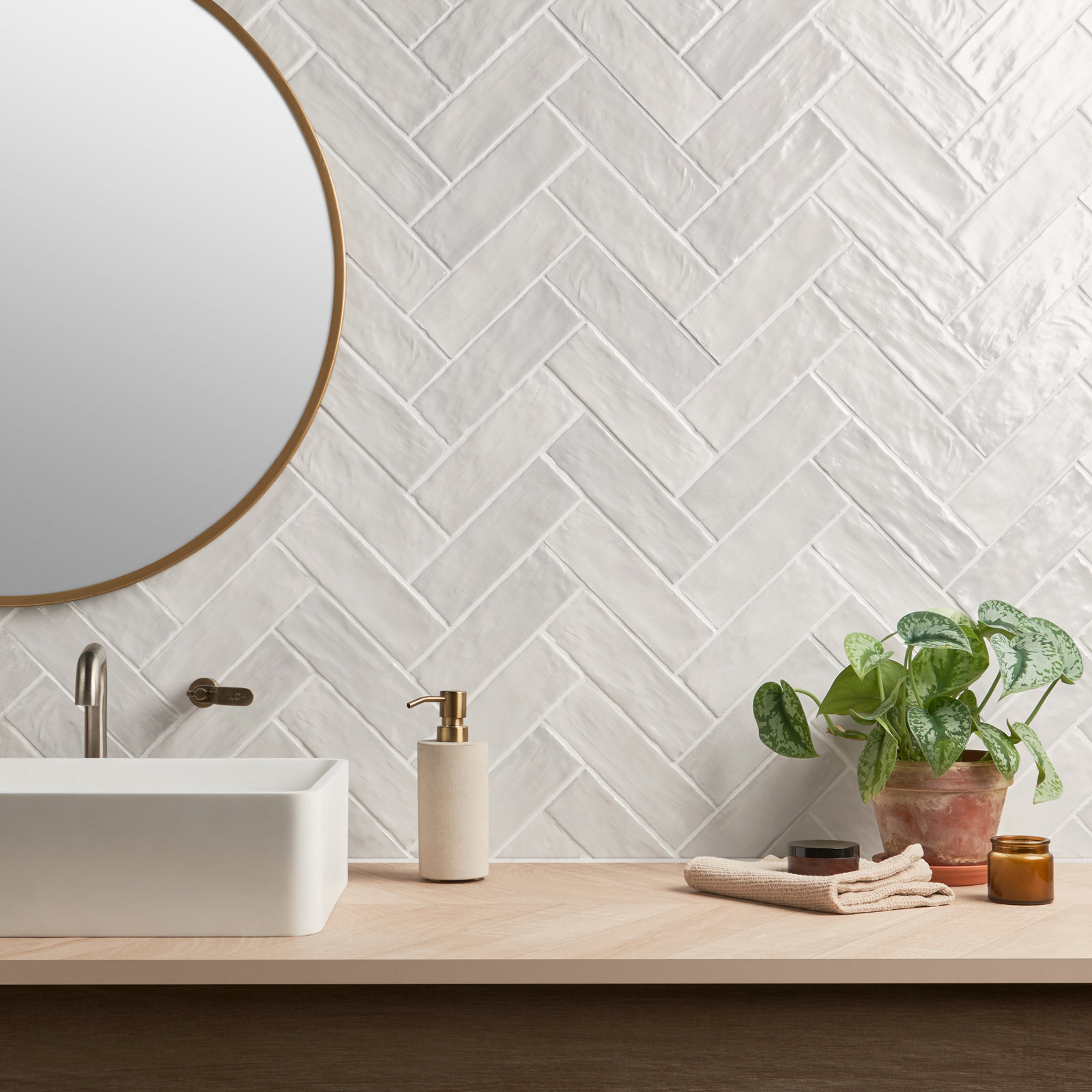 Southampton Ceramic Satin Subway Wall Tile (5.38 Sq. Ft. / Case), White