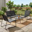 Garden Patio Furniture Set 4 Pieces-1590669602