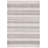 Khyon Flat Weave Wool/Cotton Striped Rug in Gray/Black-1261581524