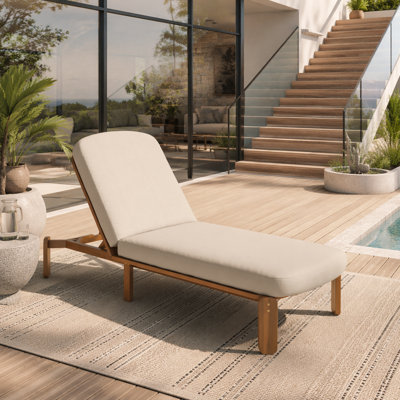 Outdoor Chaise Lounge Adjustable Patio Chaise