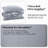 Microfiber Reversible 3 Piece Quilt Set with Pillow Cases-124820523-124820534