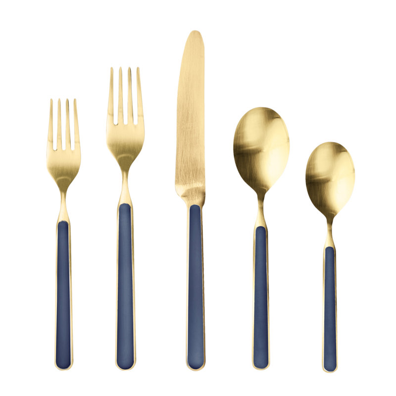 Ensemble de couverts Fantasia Ice Gold, Cobalt