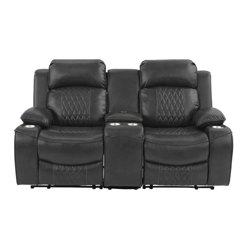 Mouvement électrique moderne avec gel gris anthracite et coussin de recharge sans fil