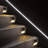Silver Solar Powered Integrated LED Step Light Kit